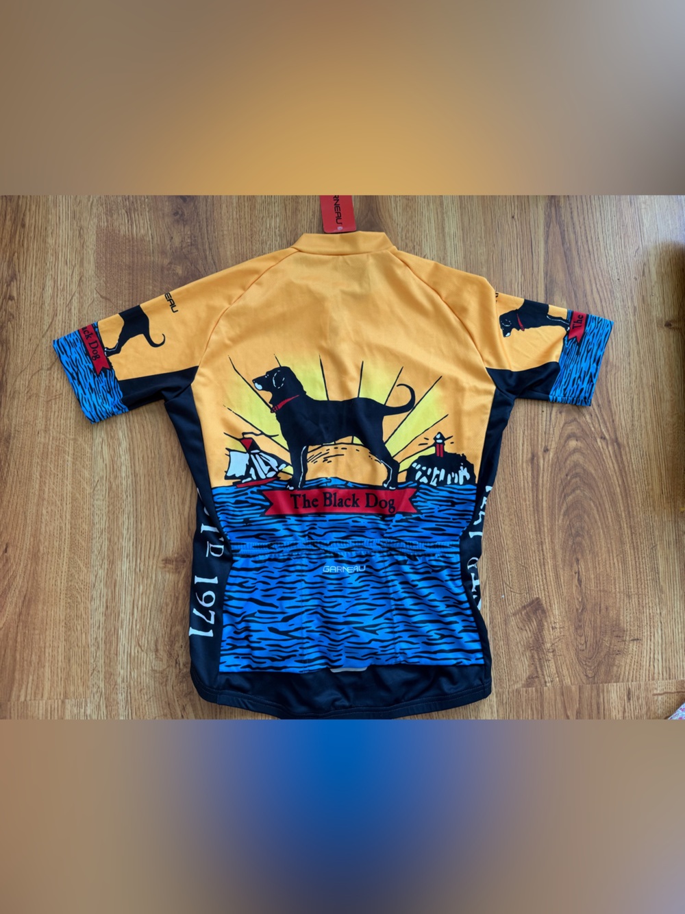 The Black Dog Cycling Jersey Men’s Large NWT